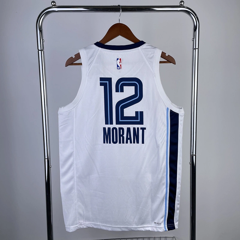 2023 NBA Memphis Grizzlies 12 MORANT Basketball Jersey