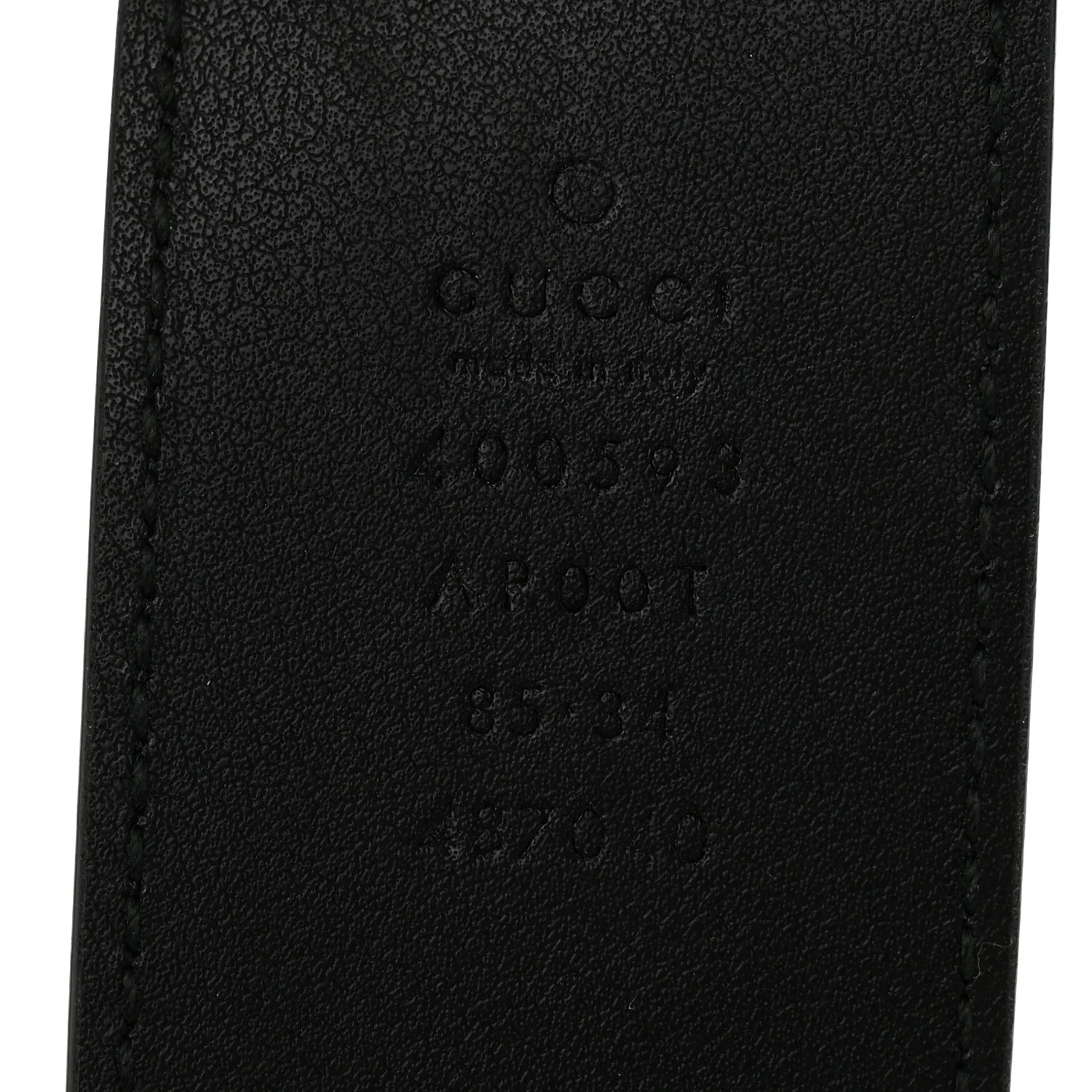 Calfskin Double G 40mm Belt 85 34 Black
