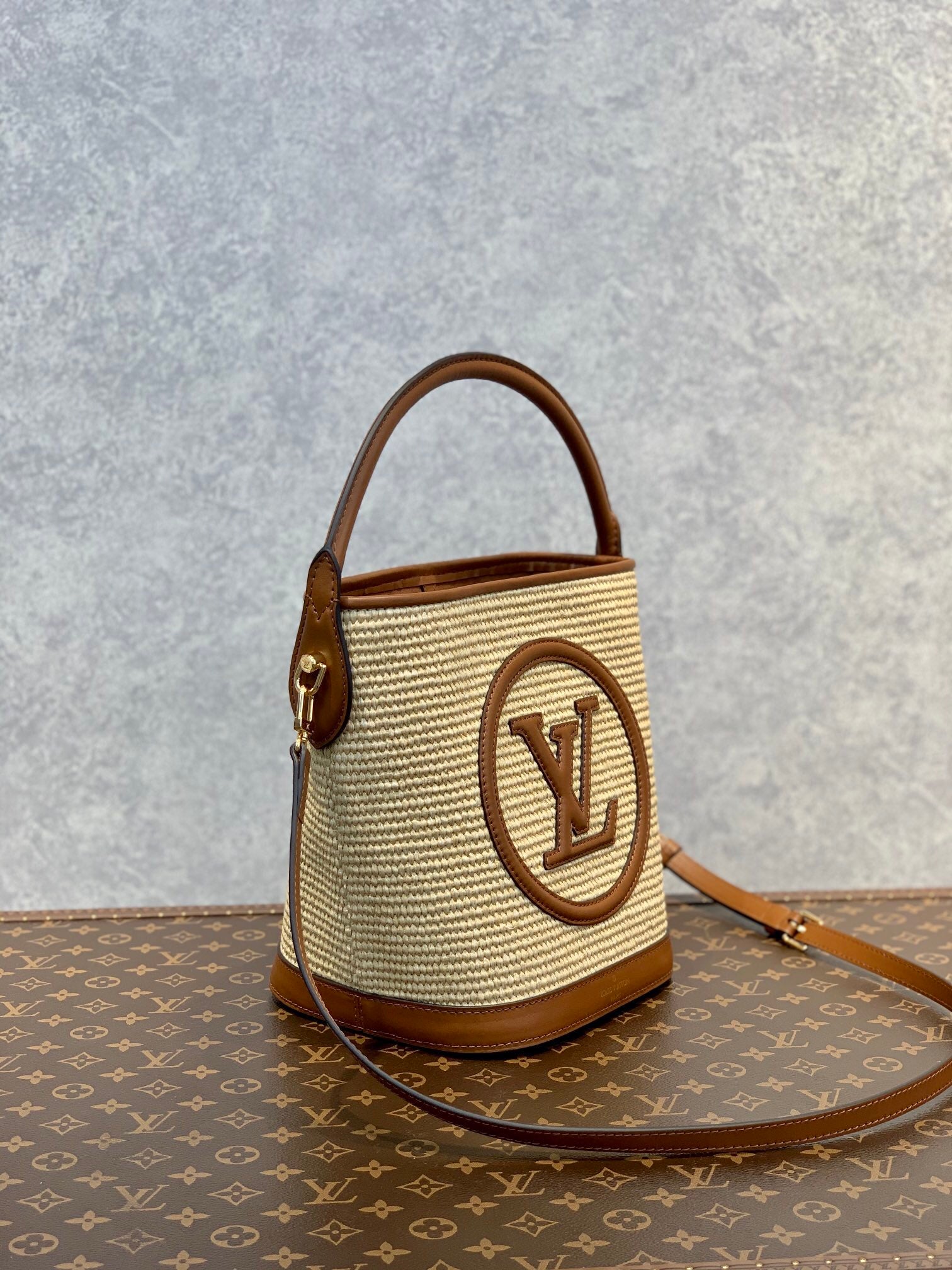 Louis Vuitton Petit Bucket 23Cm Brown