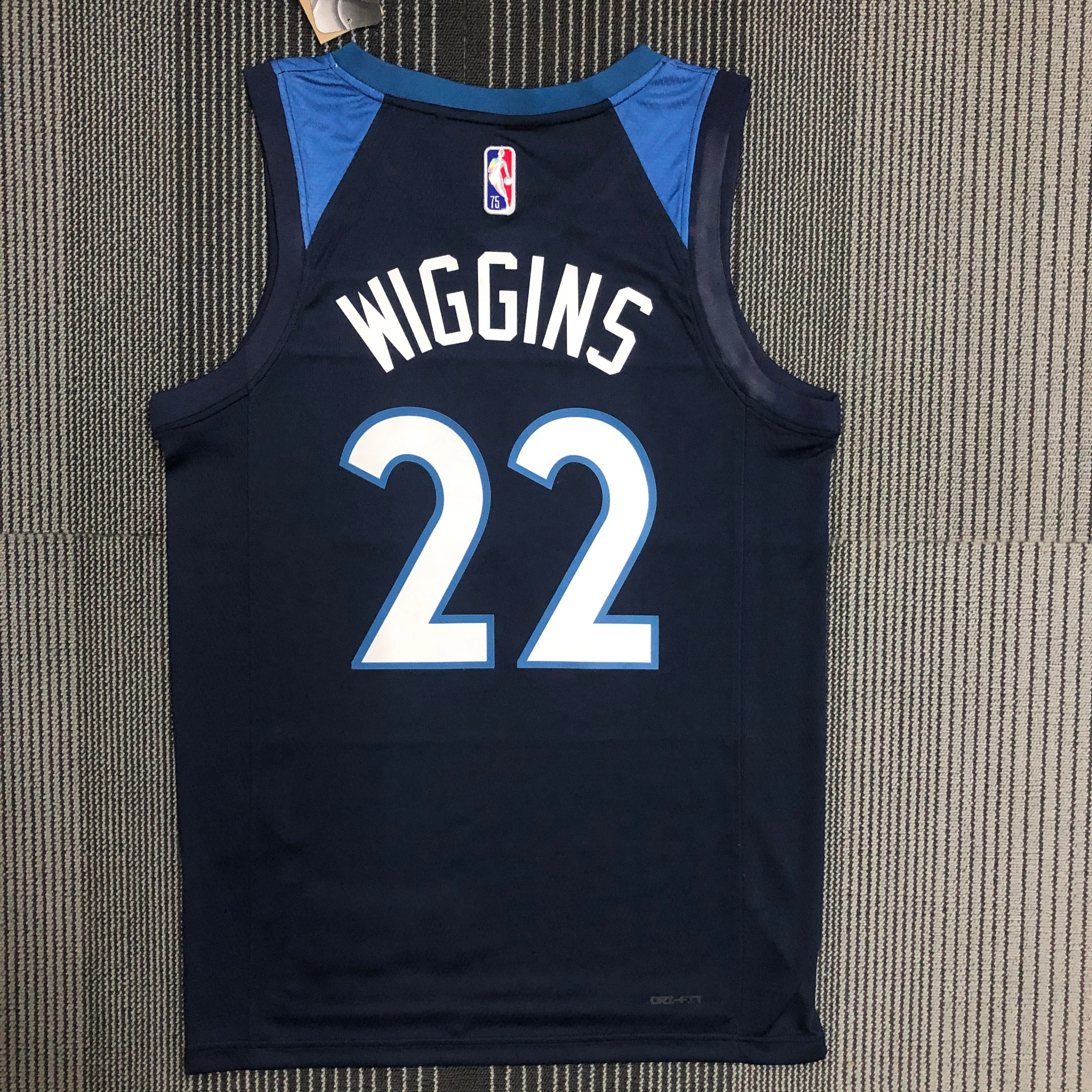 NBA 75th Anniversary Minnesota Timberwolves 22 Wiggins Basketball Jersey