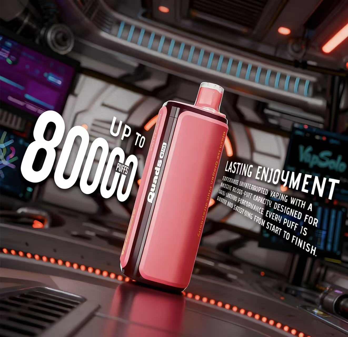 【New Arrive】Vapsolo Quads 80000 Puffs 4 in 1 Disposable Vape