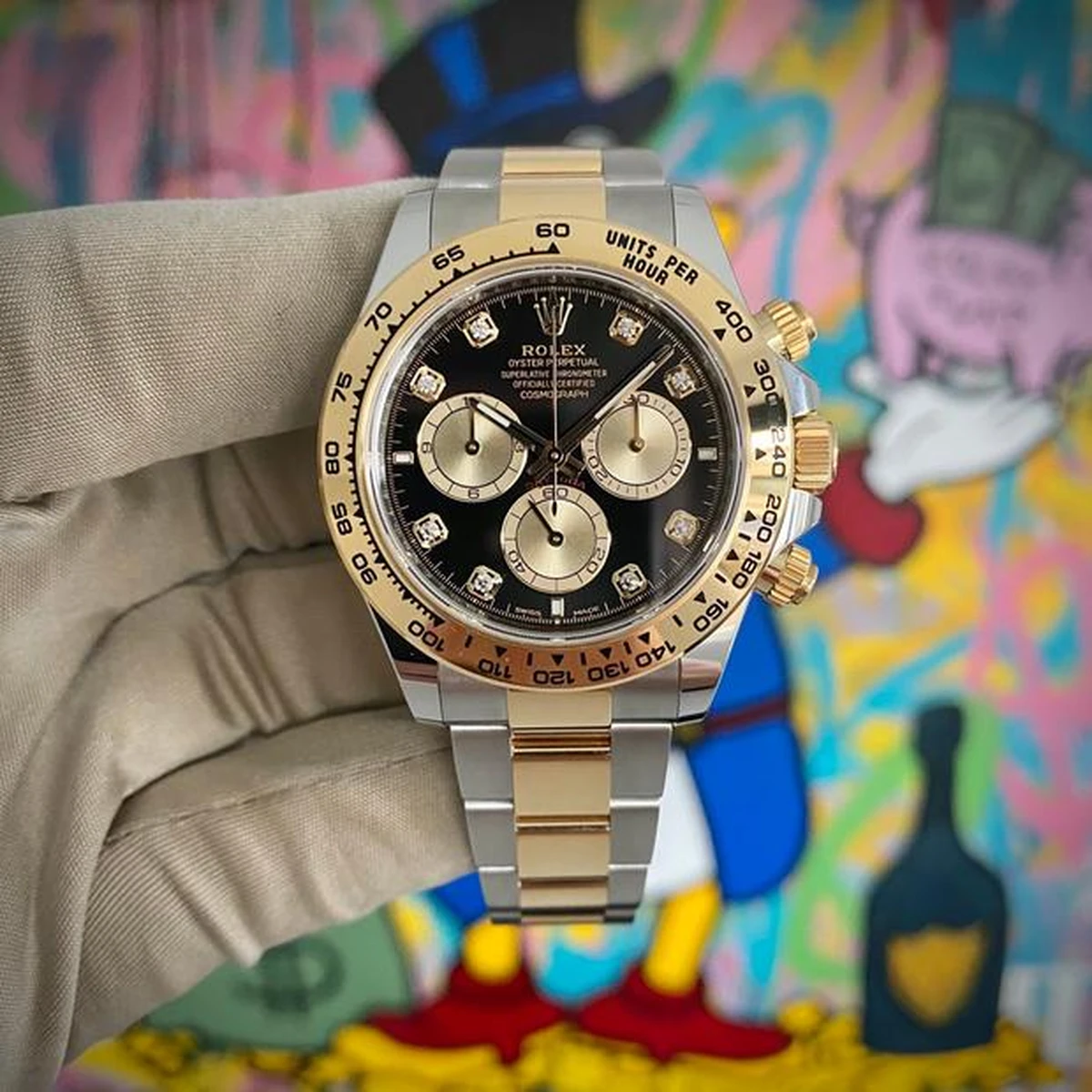 Rolex Daytona 40 mm Bright black Dial 126503