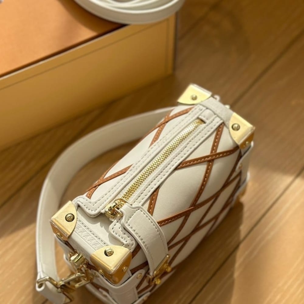 Louis Vuitton Side Trunk PM Crème Beige 19Cm M25216