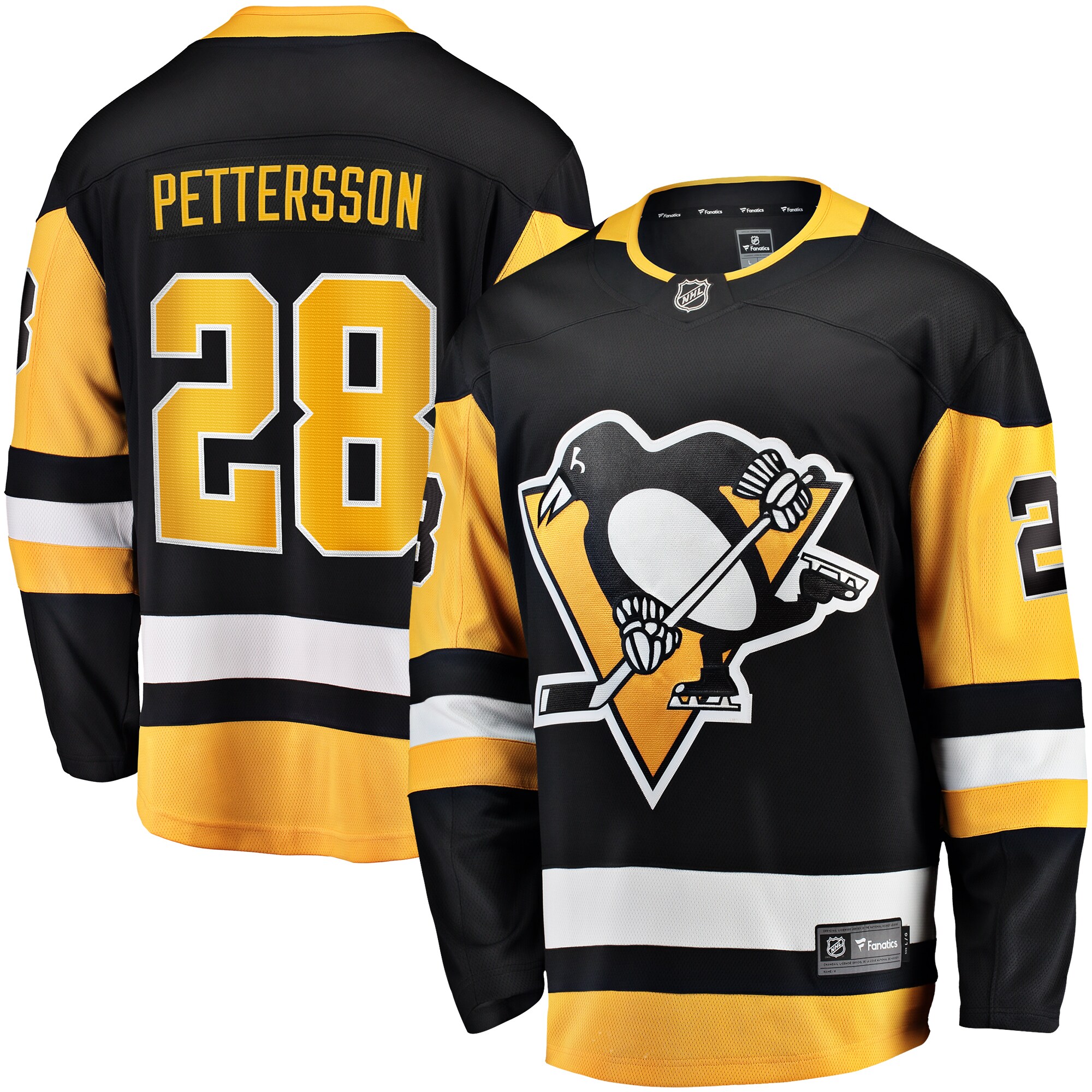 Marcus Pettersson Pittsburgh Penguins Fanatics Home Breakaway Player Jersey – Black