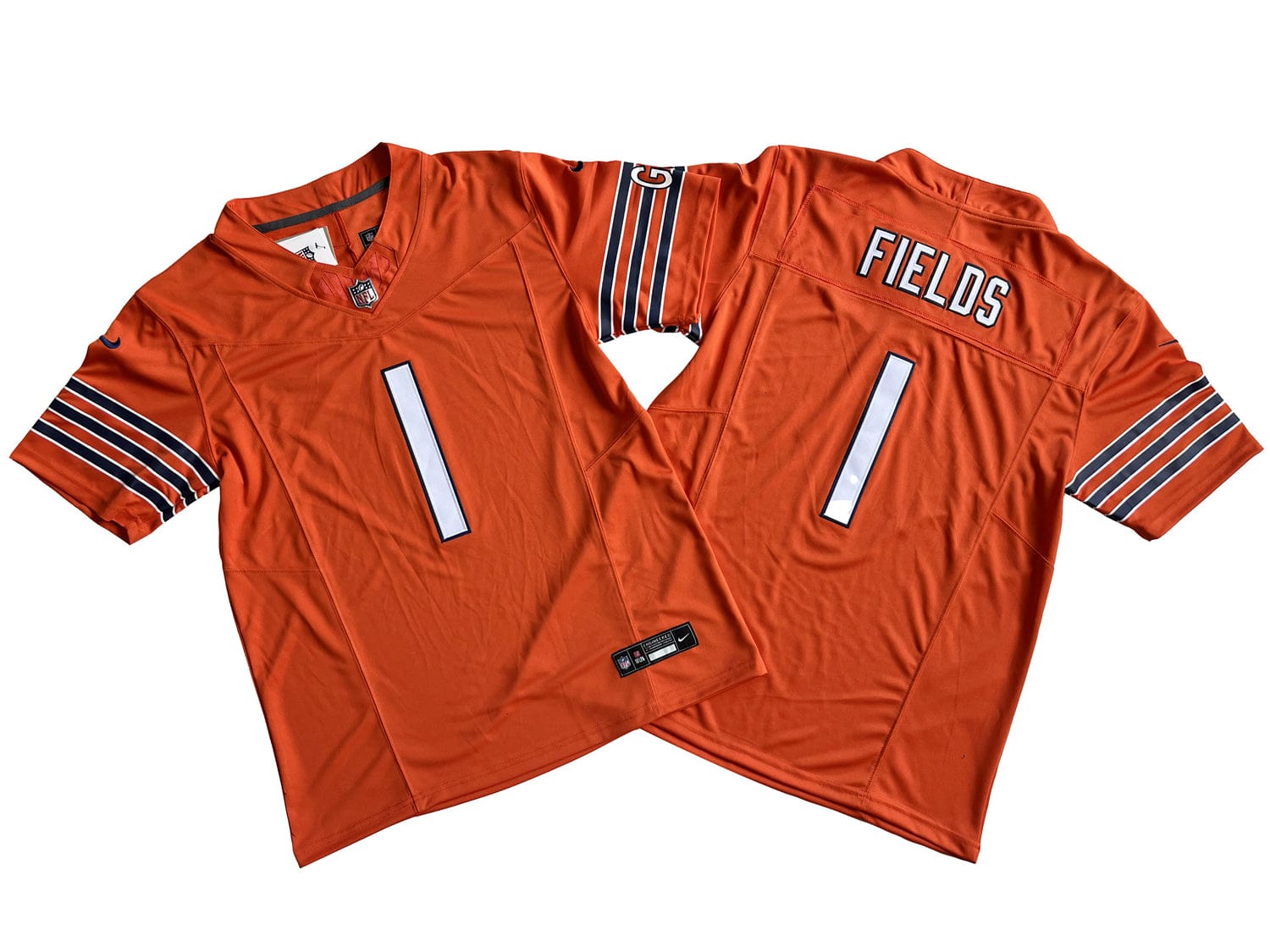Chicago Bears 1# Justin Fields Nike Vapor F.U.S.E. Limited Jersey