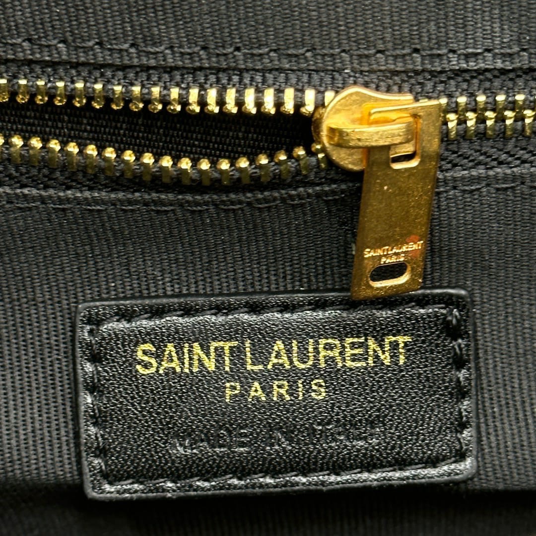 Saint Laurent Envelope Medium In Quilted Grain De Poudre Embossed Leather Bag Beige 24Cm 600185BOW912721