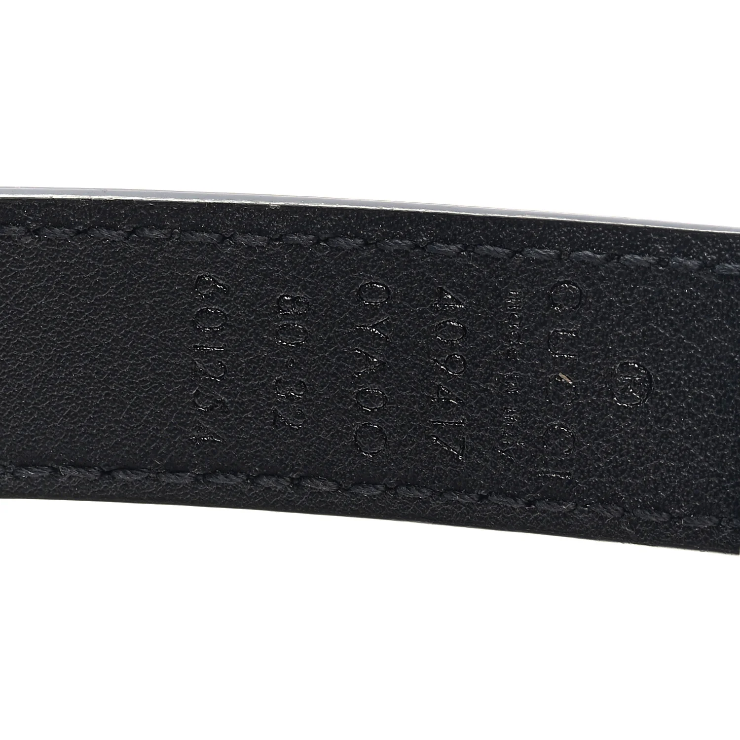 Calfskin Double G 20mm Belt 80 32 Black