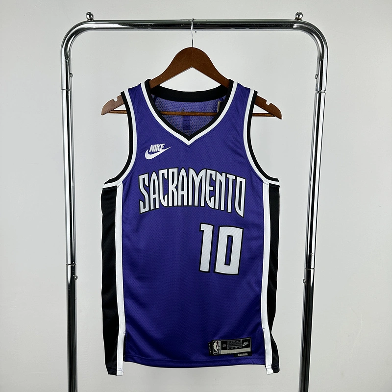 2025 NBA Sacramento Kings 10 SABONIS Basketball Jersey