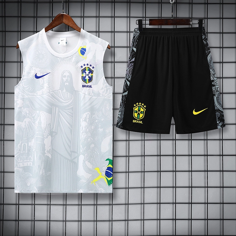 2025-26 season Brazil Sleeveless Vest Training Wear suit