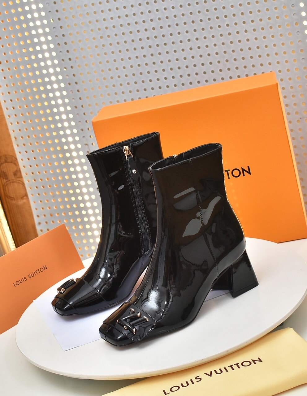 Louis Vuitton Shake Ankle Boots Black And Brown