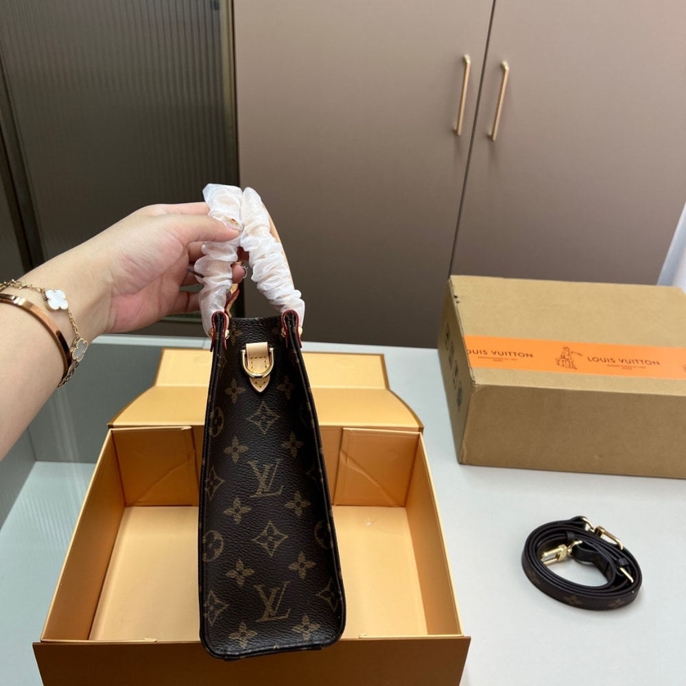 Louis Vuitton Sac Plat BB Monogram Brown 22Cm M46265