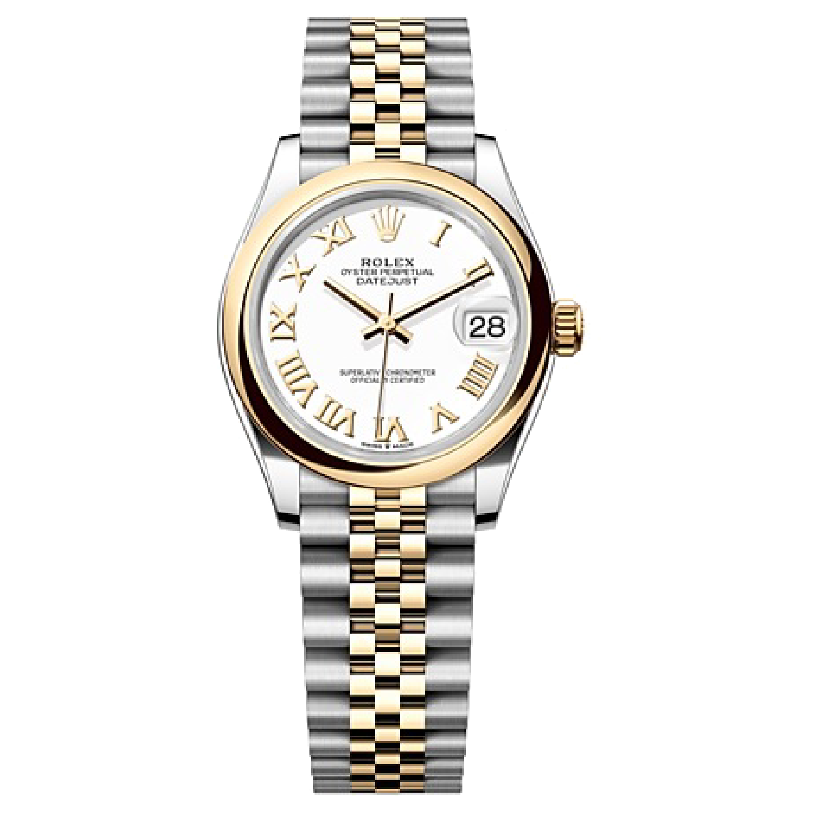 Rolex DATEJUST Oyster, 31 mm, Oystersteel and yellow gold M278243-0002