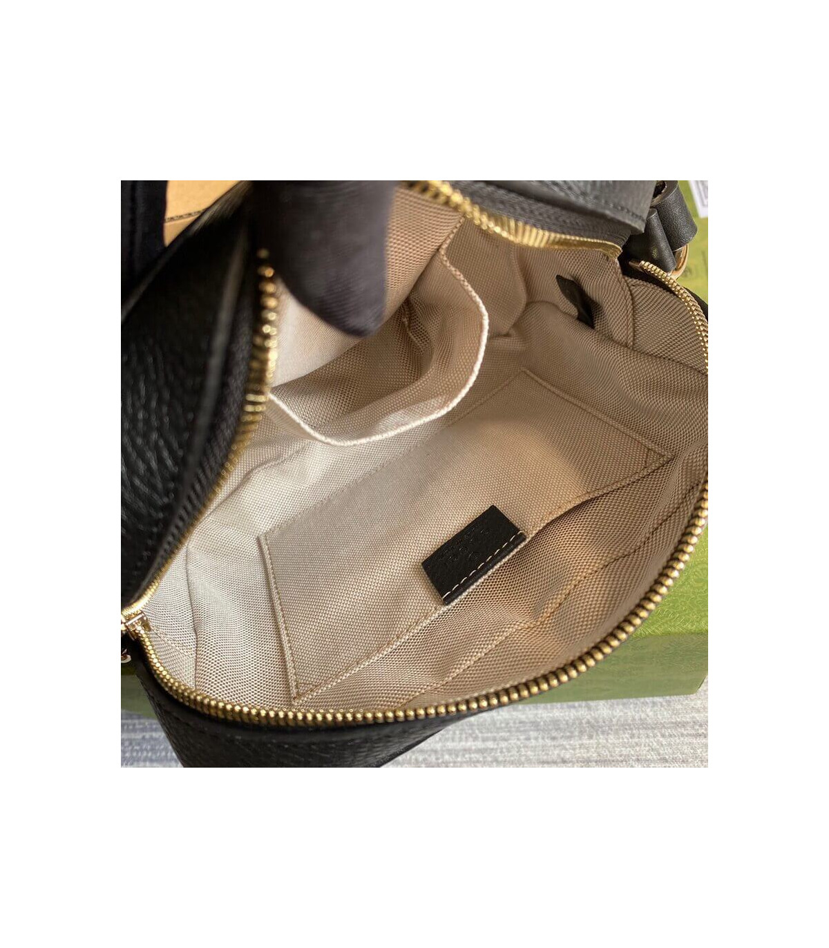Gucci Soho Small Leather Disco Bag Black