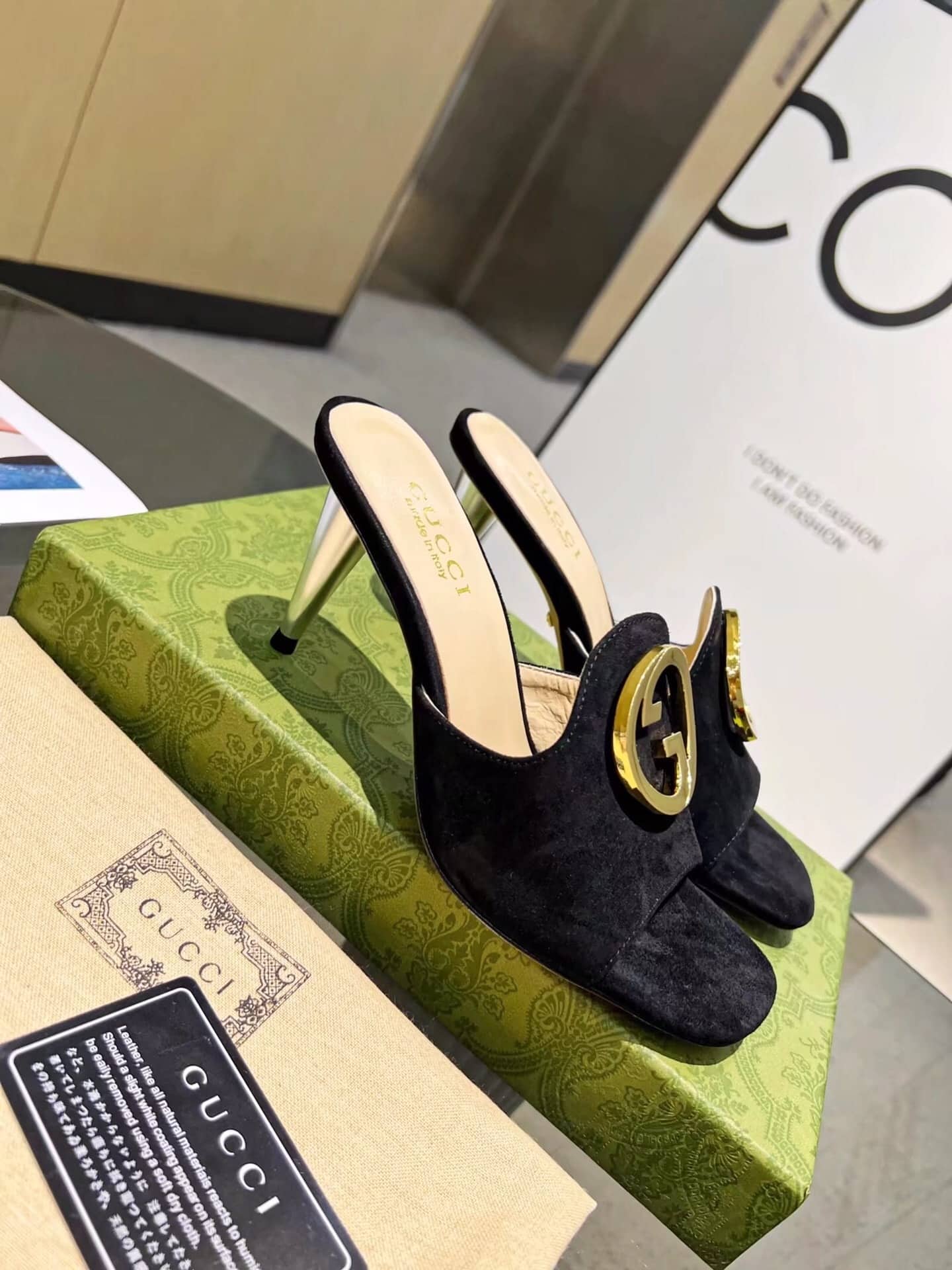 Gucci Blondie Slide Sandal Black