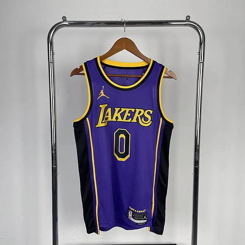 2023 NBA Lakers 0 WESTBROOK Basketball Jersey