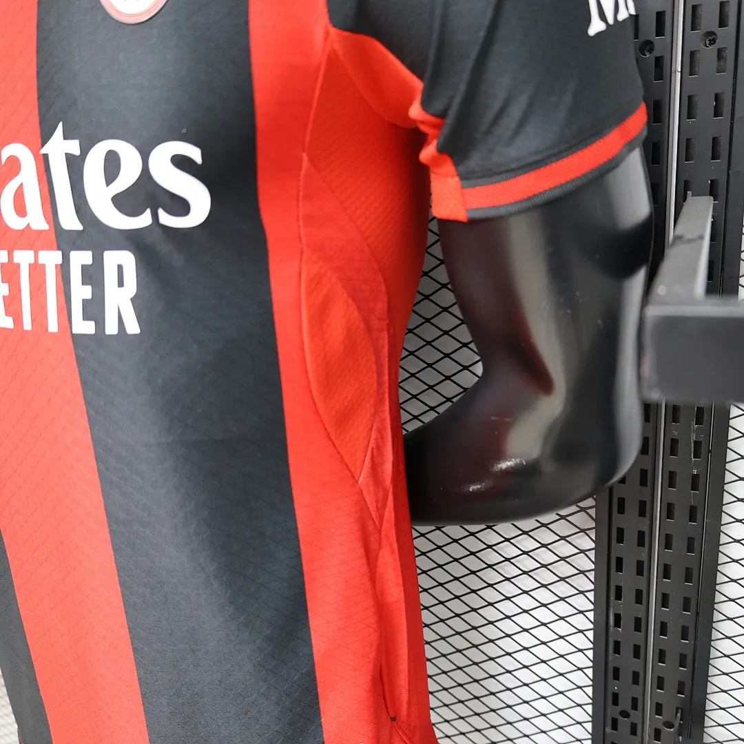 2026/27 Serie A AC Milan Team Home Football Jersey Player Version - JerseyFun