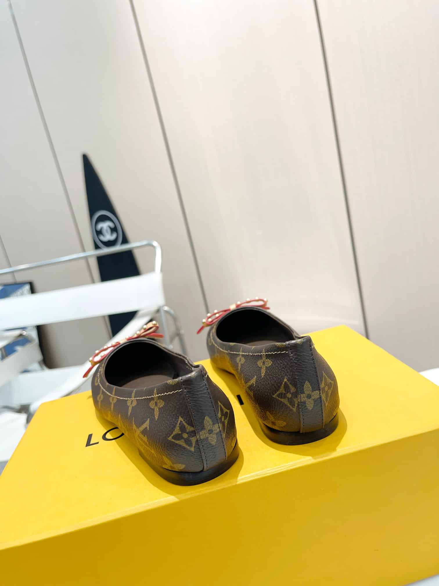 Louis Vuitton Nina Doll Shoes Monogram Canvas