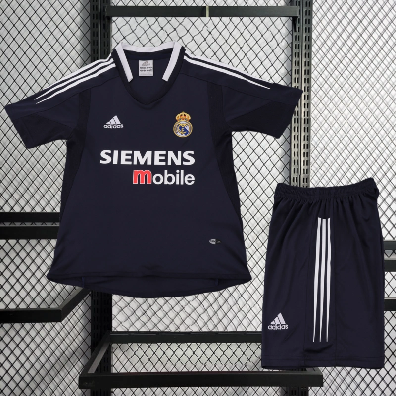Retro kids 2004-05 kids Real Madrid Away Football jersey retro