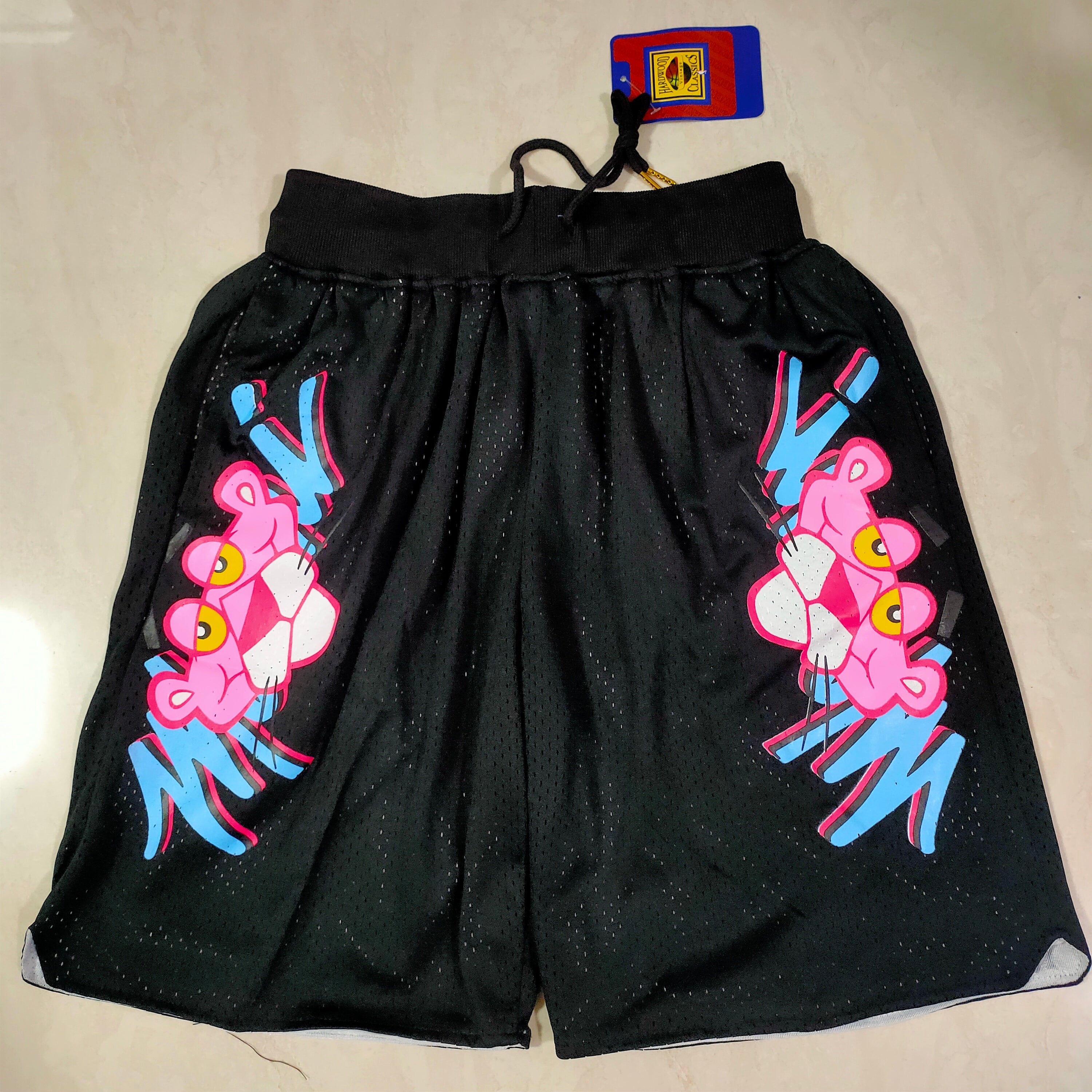 Miami Heat Pink Panther Black Pocket Pants