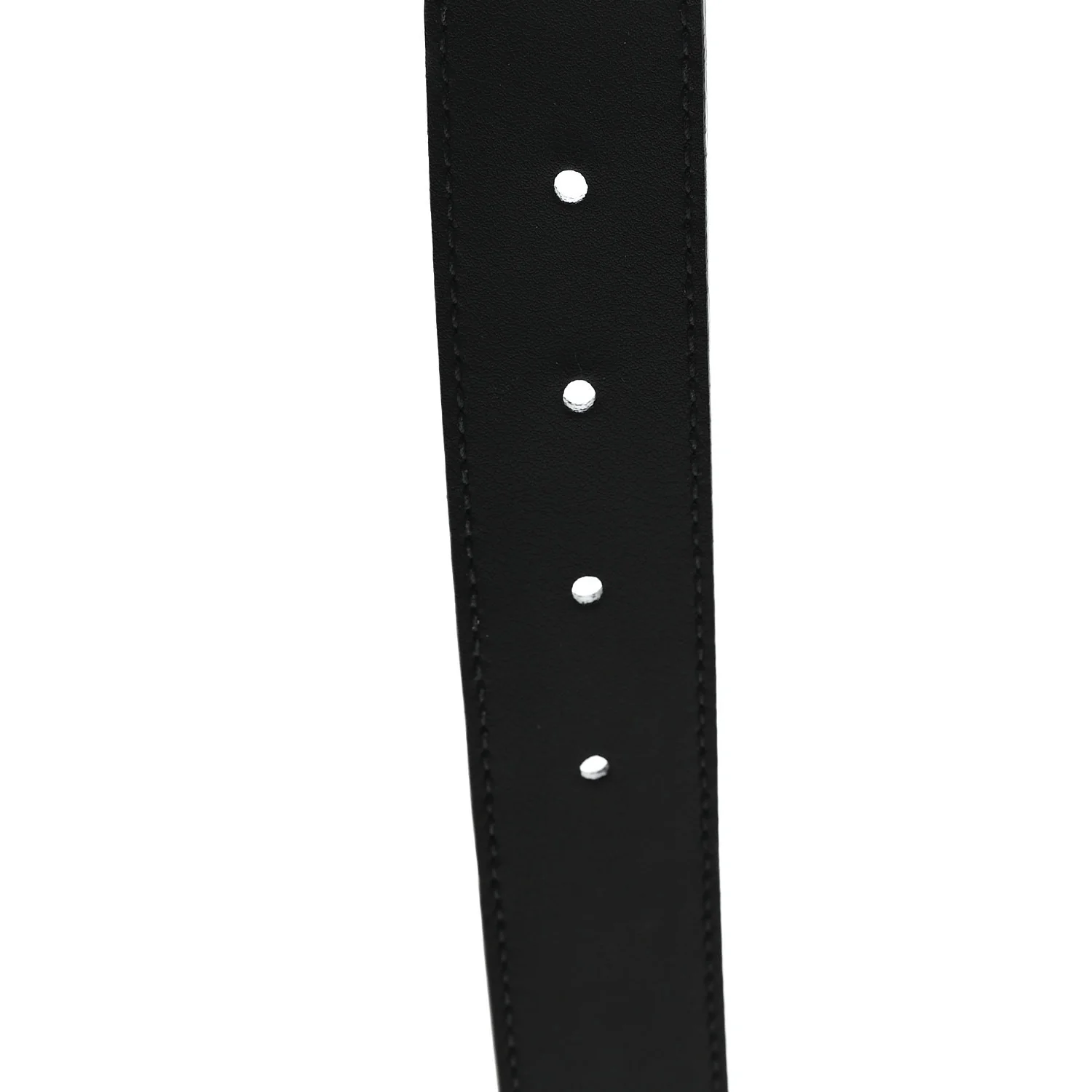 Calfskin Double G 20mm Belt 80 32 Black