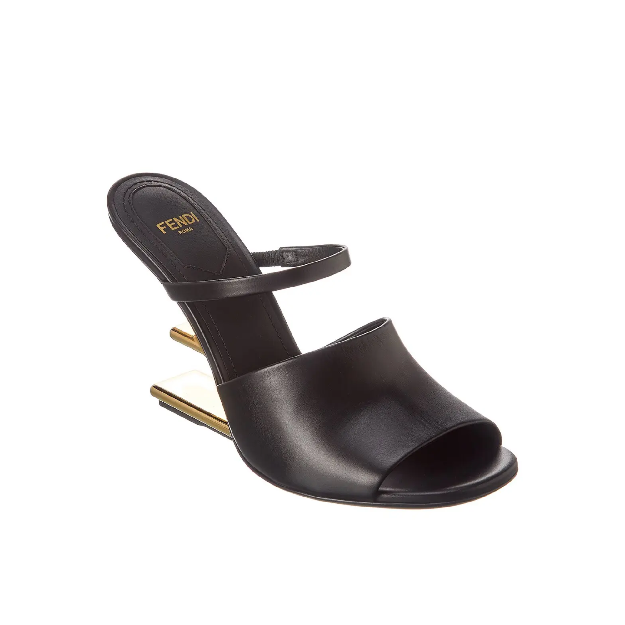Fendi First Leather High-Heeled Sandals Black 8R8212Na7F0Qa1