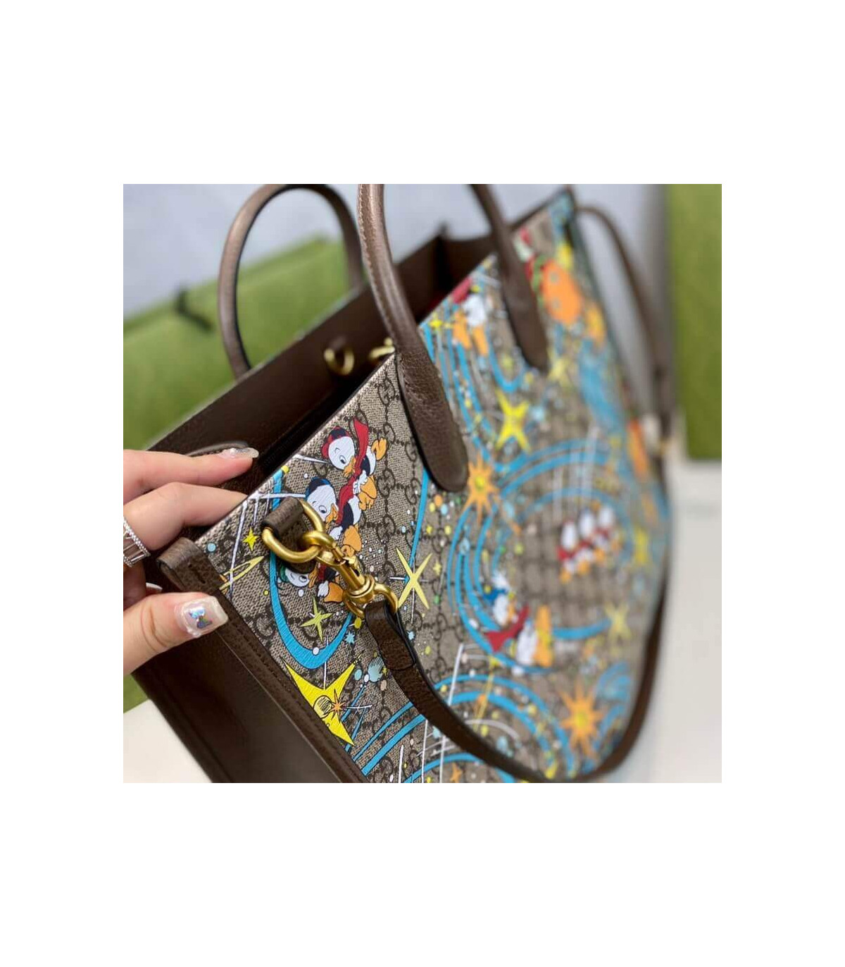 Disney x Gucci Donald Duck Tote Bag