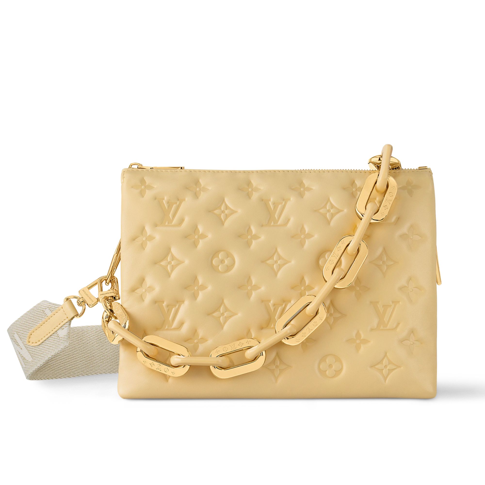 Louis Vuitton Coussin PM 26cm/10.2in Monogram Empreinte Leather Banane M23759 – Women