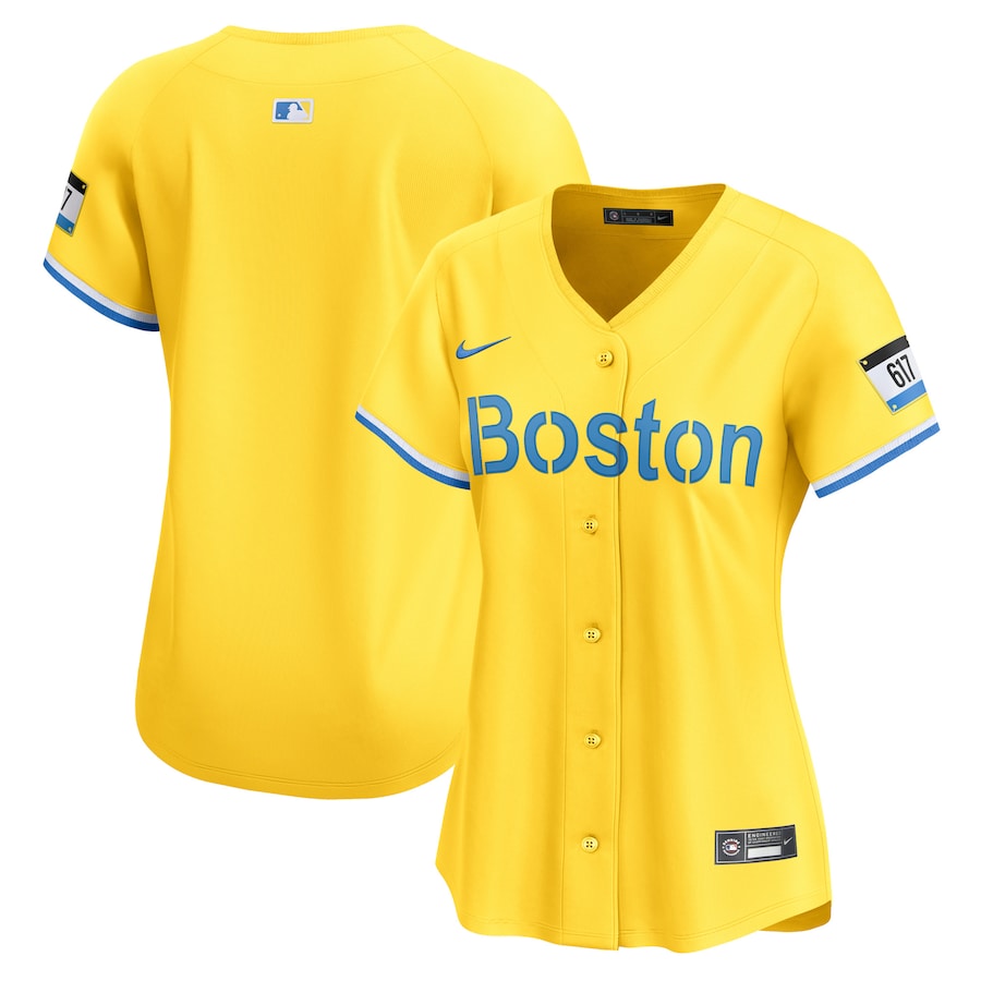 Boston Red Sox Women's City Connect Limited Jersey Gold