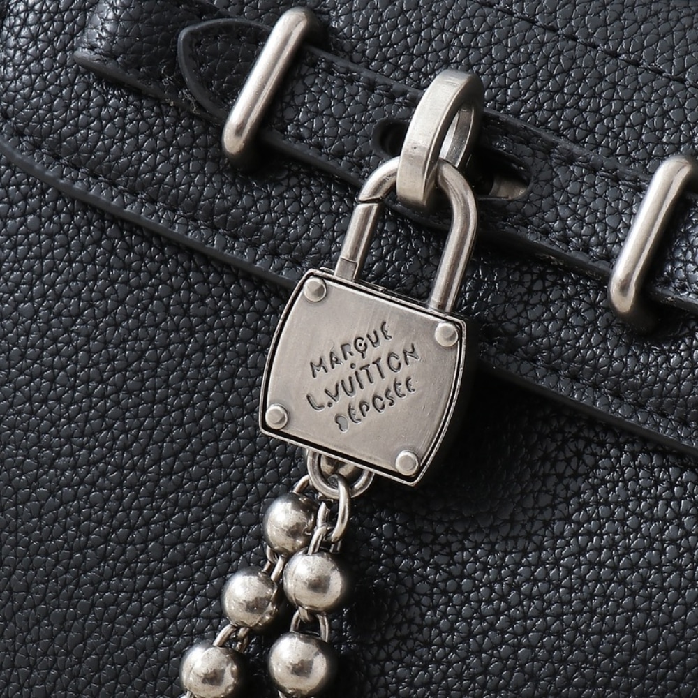 Louis Vuitton Steamer Bag 15 Black 16.5Cm M11637