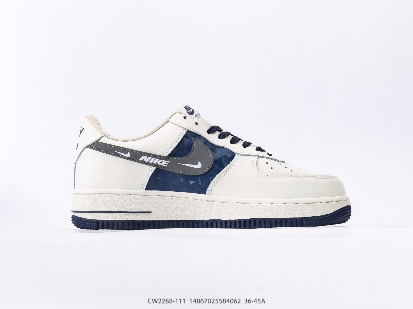 Nike Air Force 1 Low The North Face Navy Custom