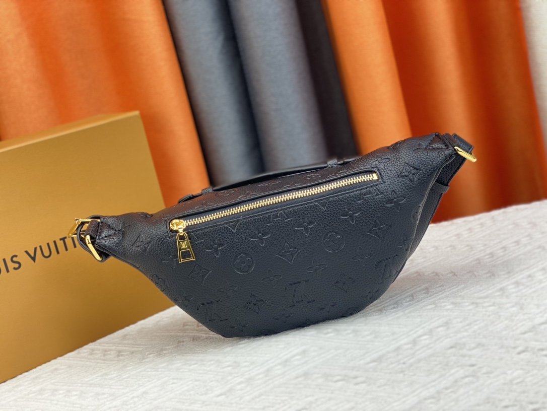 Louis Vuitton Monogram Empreinte Black Bumbag M44812