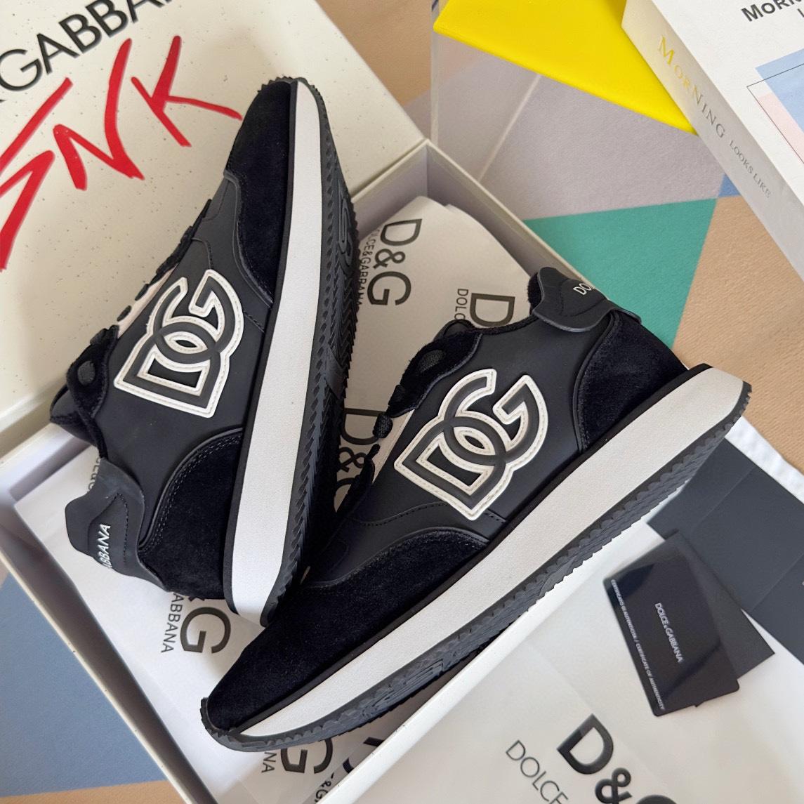 DOLCE & GABBANA Mixed-material DG CUSHION sneakers