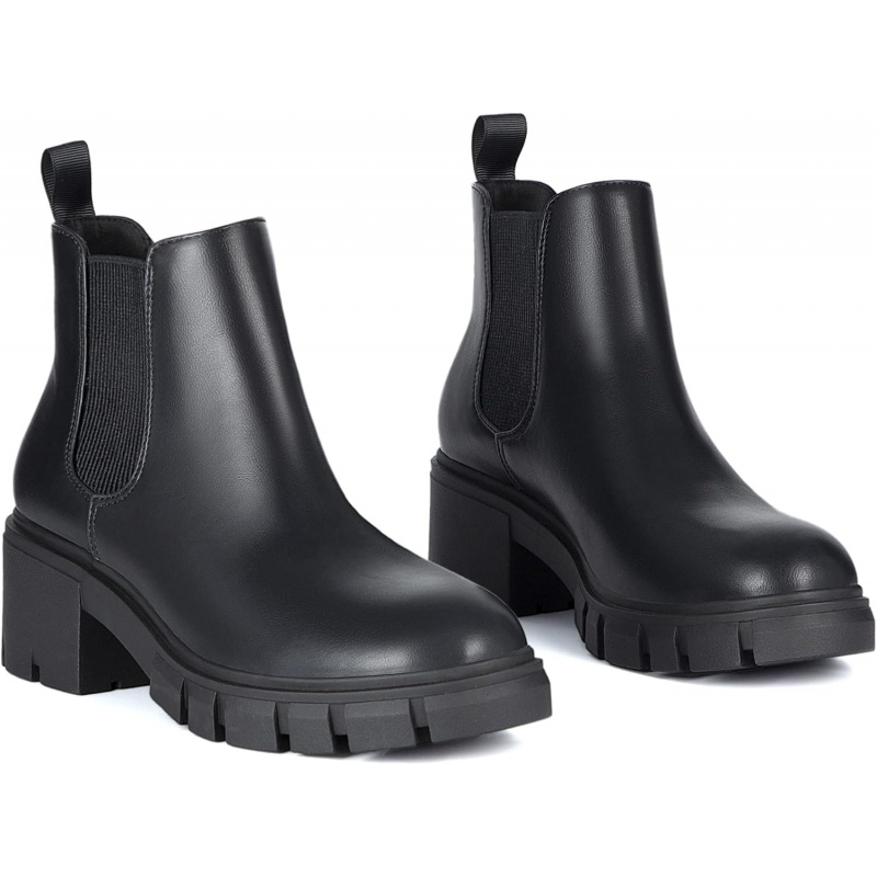 Women's Chelsea Boots Fashion Lug Sole