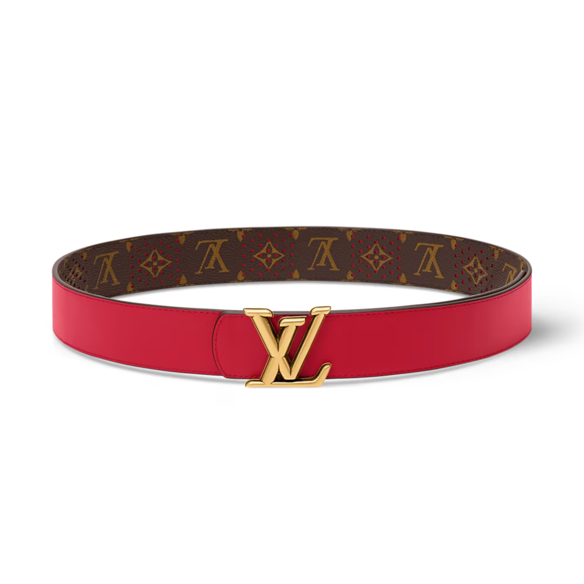 Lv Dimension Monogram Grid 40mm Reversible Belt M4910U