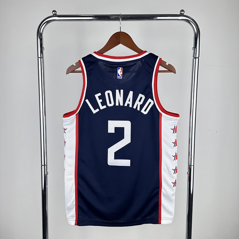 2019 NBA LA Clippers (2 LEONARD) Basketball Jersey