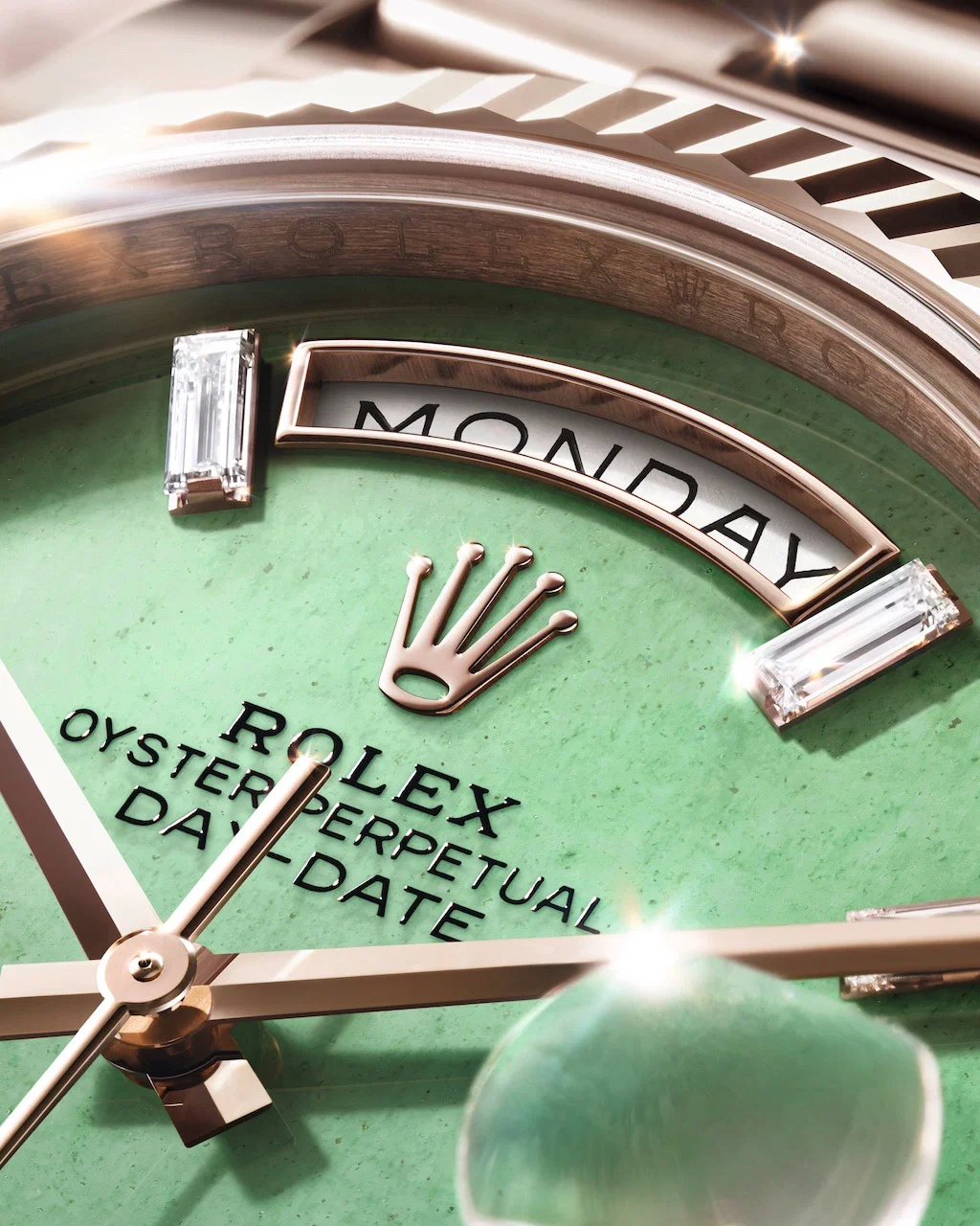 [Superclone] Rolex Day-Date 40mm Light Green Aventurine Dial President 228235JG
