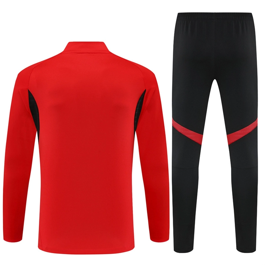 2025-26 Manchester United Red Long Sleeve Training Suit
