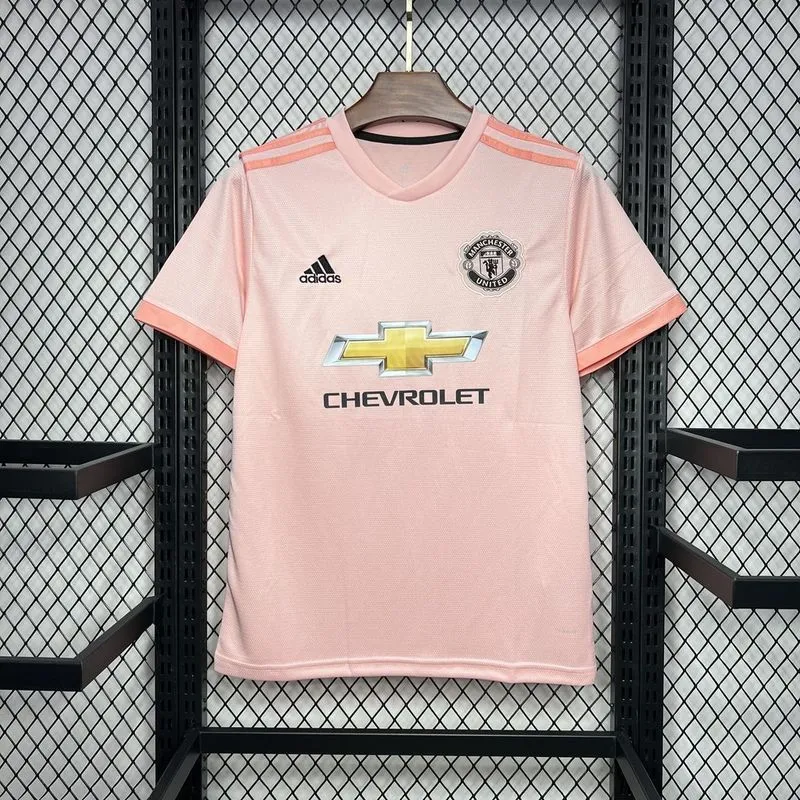 Retro 2019-20 Manchester United Pink Away Football jersey retro
