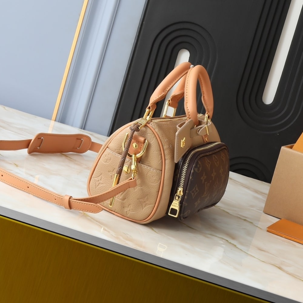 Louis Vuitton Keepall Bandoulière 25 Bag Beige 25Cm M12627
