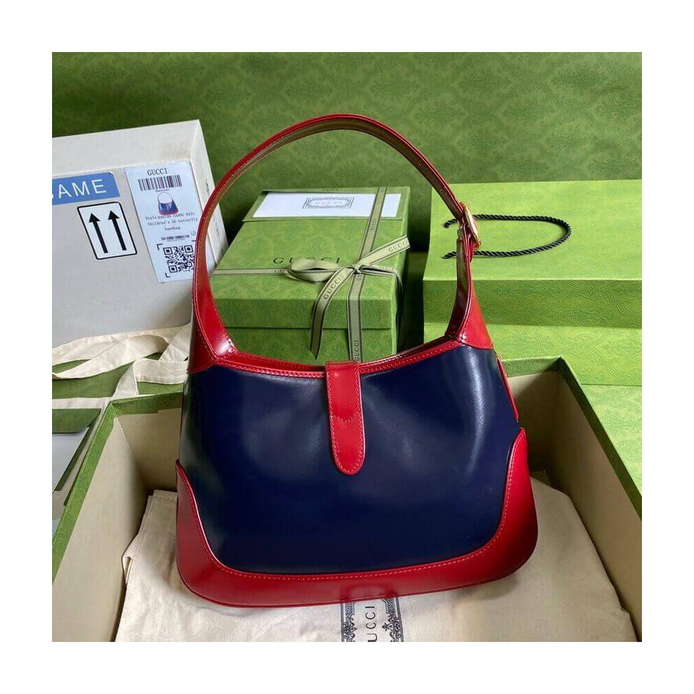 Gucci Jackie 1961 Small Shoulder Bag in Navy Leather 28cm