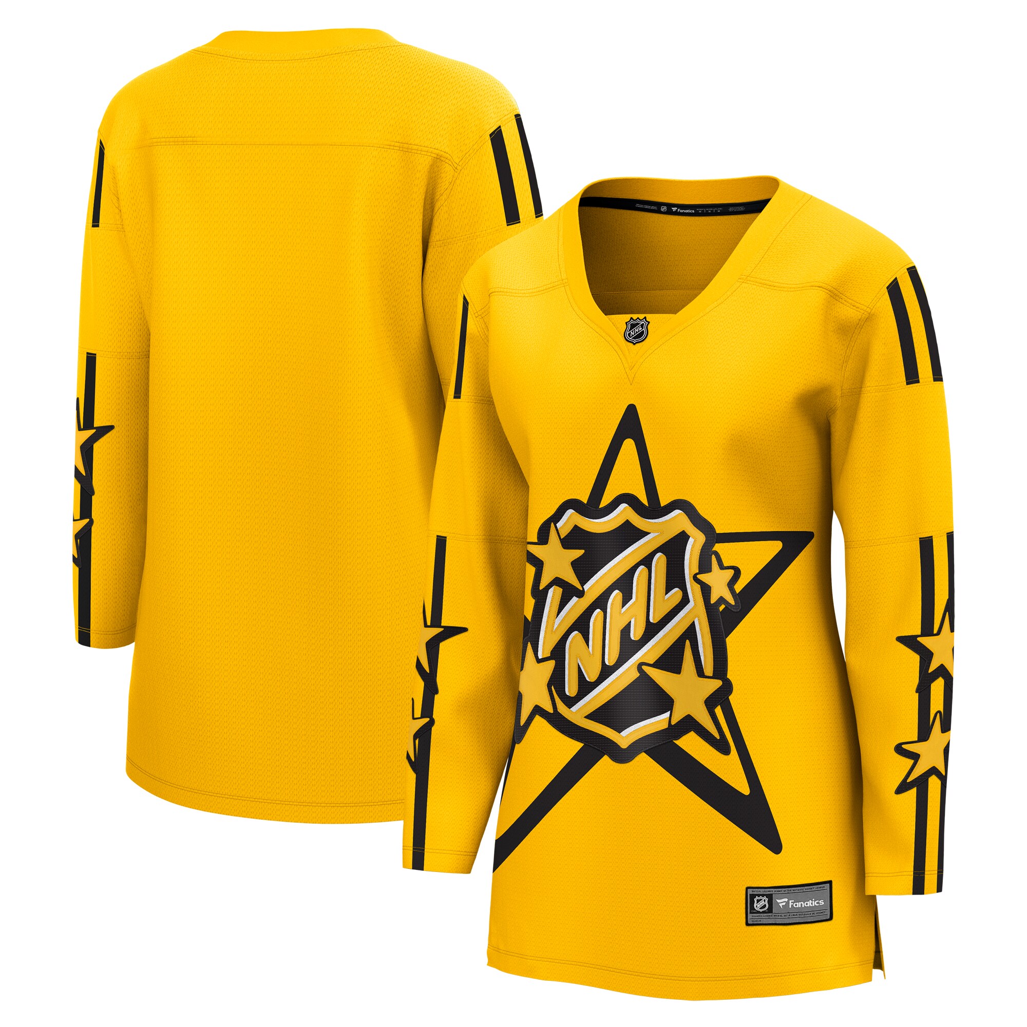 Fanatics Women’s 2024 NHL All-Star Game Breakaway Jersey – Yellow