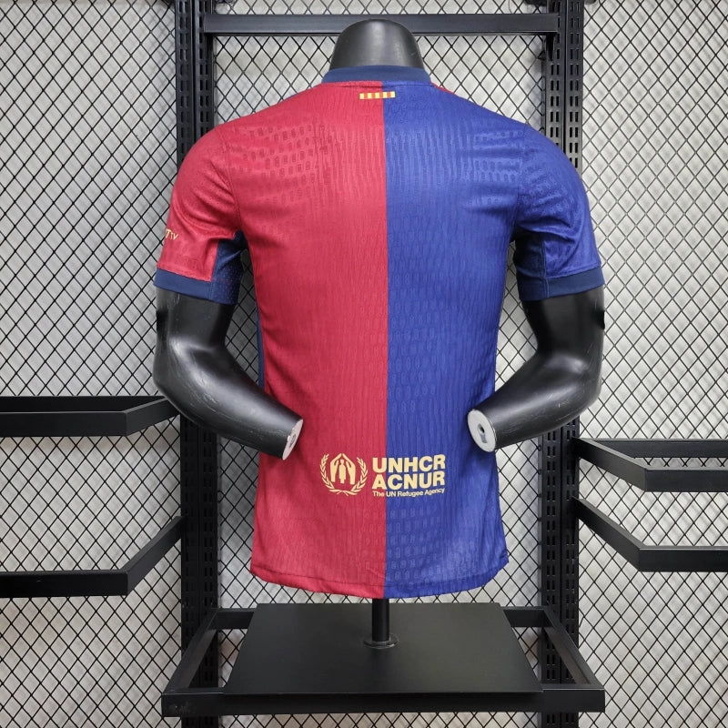 2024/2025 Player Version Barcelona Home Football Shirt 1:1 Thai Quality