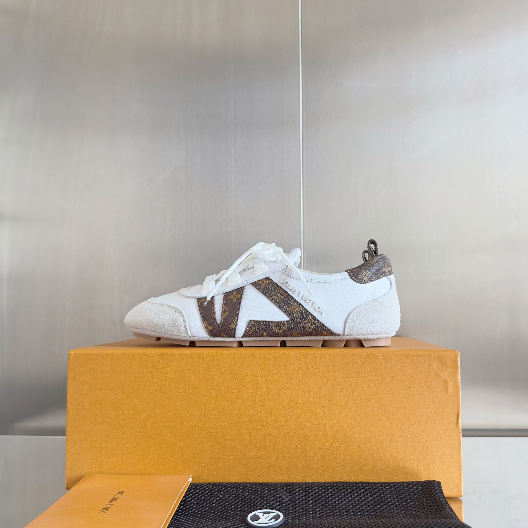 Louis Vuitton Sneakerina Monogram White – Women’s Ballet-Inspired Slim Sneakers