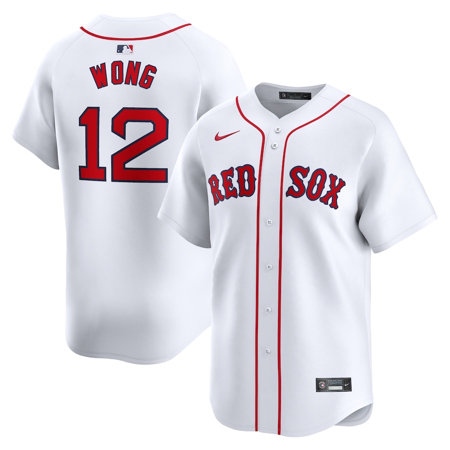 Connor Wong Boston Red Sox Home Limited Player Jersey White