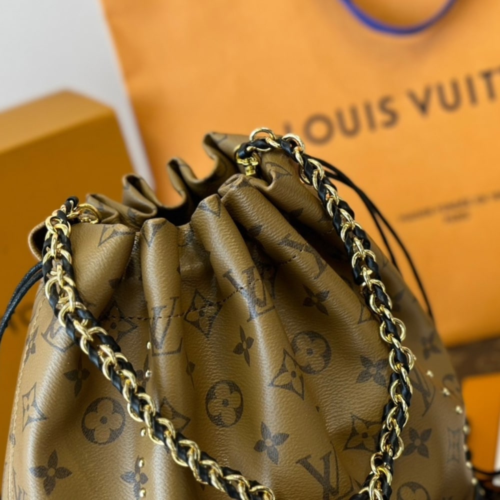 Louis Vuitton Noé Trunk PM Bag Monogram Reverse Brown 20Cm M13324