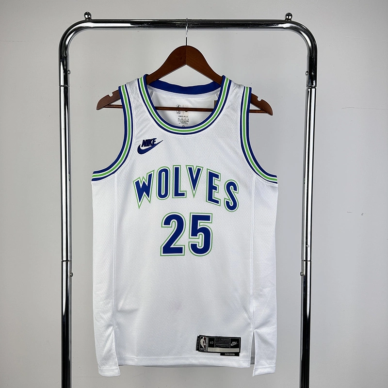 2024 NBA Minnesota Timberwolves 25 Rose Basketball Jersey