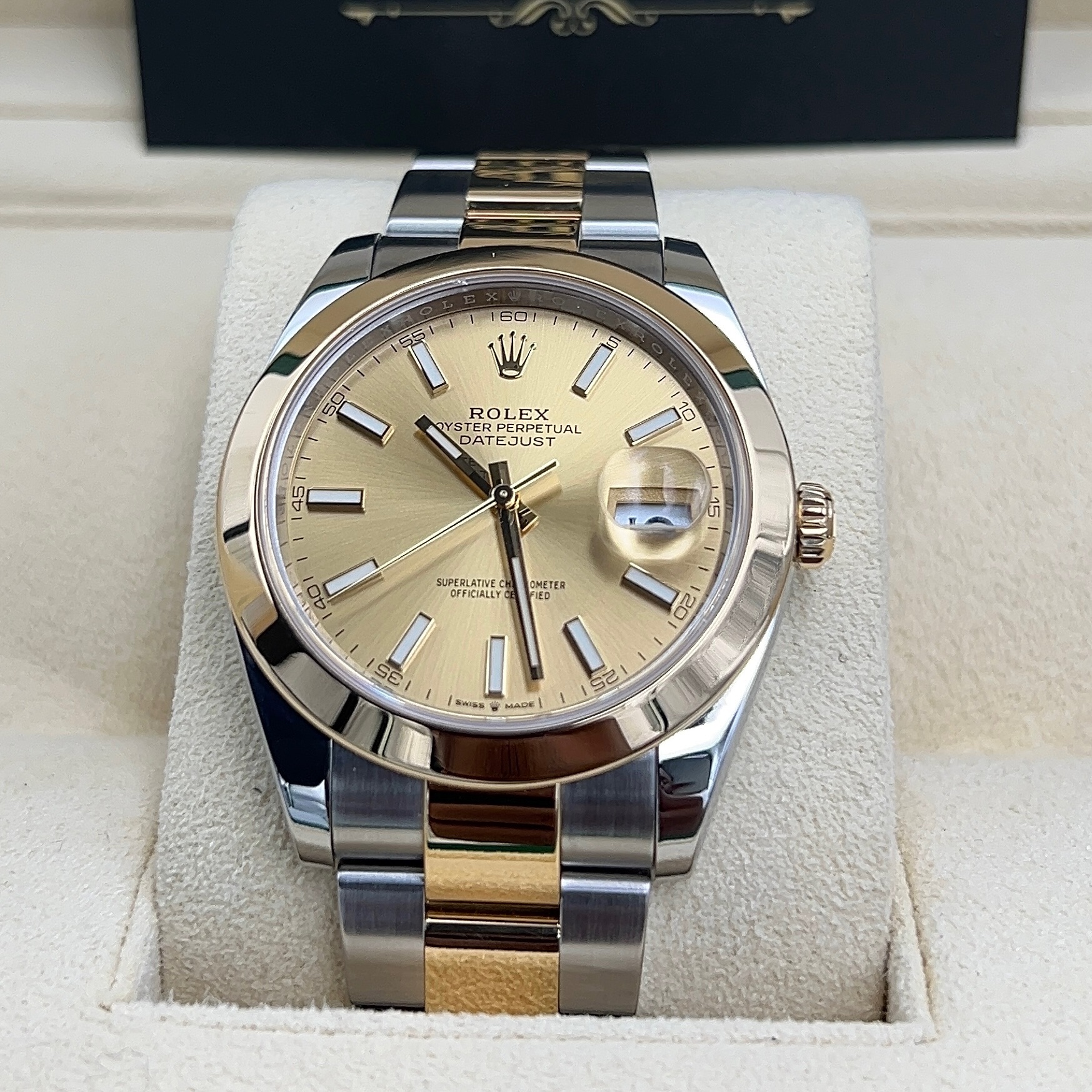 [Superclone] Rolex Datejust 41mm Champagne-Colour Dial Smooth Oyster 126303