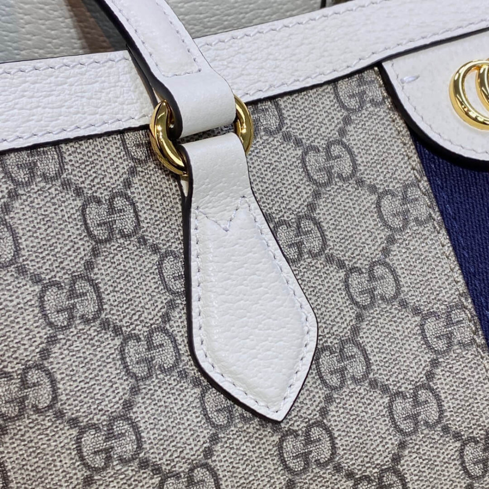Gucci Ophidia GG Medium Tote White
