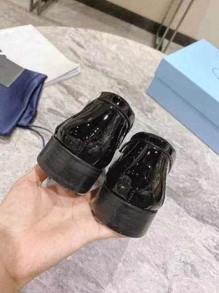 Prada Chocolate Brushed Leather Loafers Black 1D246Mulsf0002Fb050