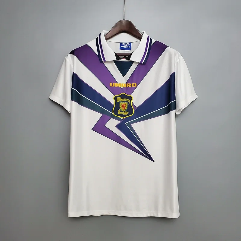 Retro 1994-96 Scotland White Football jersey retro